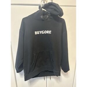 Borgore‎ Buygore University Tour MMIX 2009 DJ Merch Hoodie Sweatshirt
